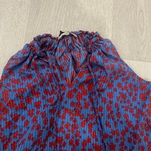 LOFT floral blouse in XS petite